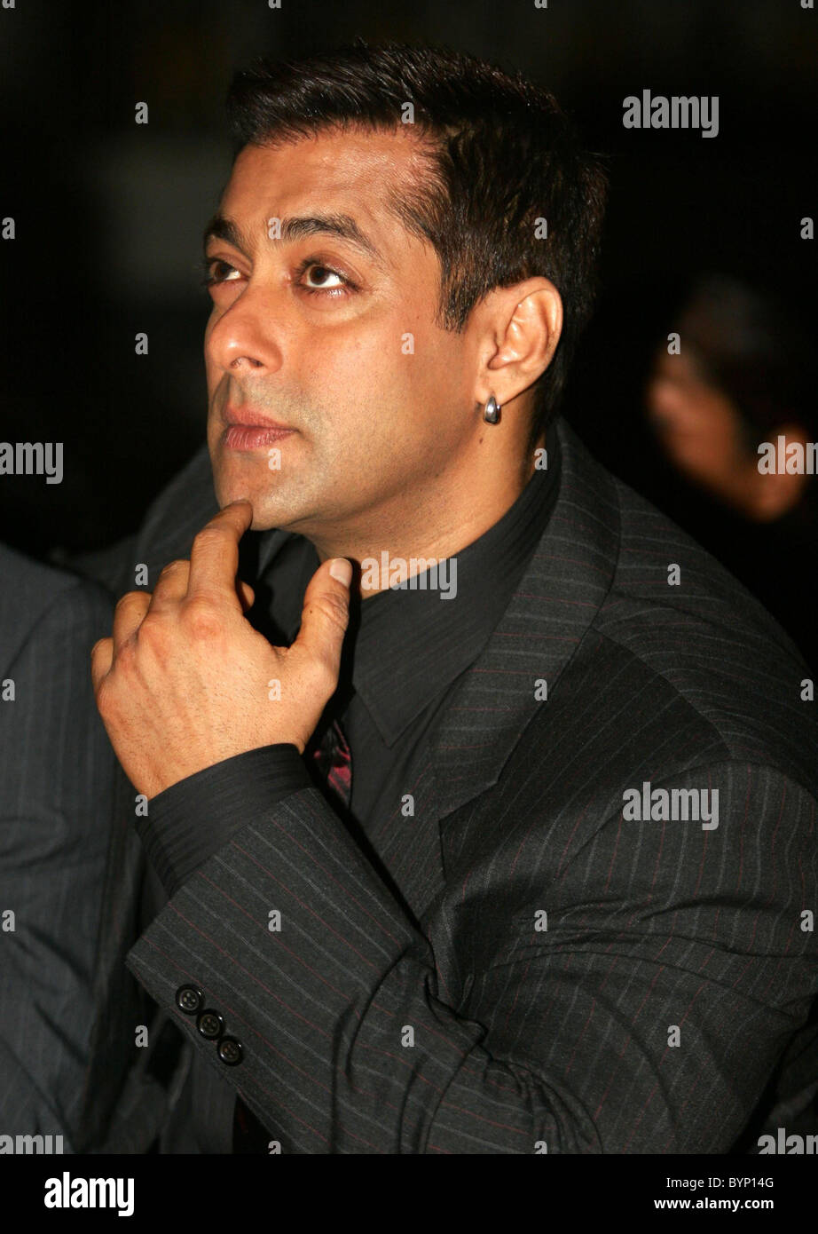 Salman Khan al lancio del film di Bollywood 'Marigold" tenutasi presso il Queens Hotel Leeds, Inghilterra - 09.06.07 Mark Readman/ Foto Stock