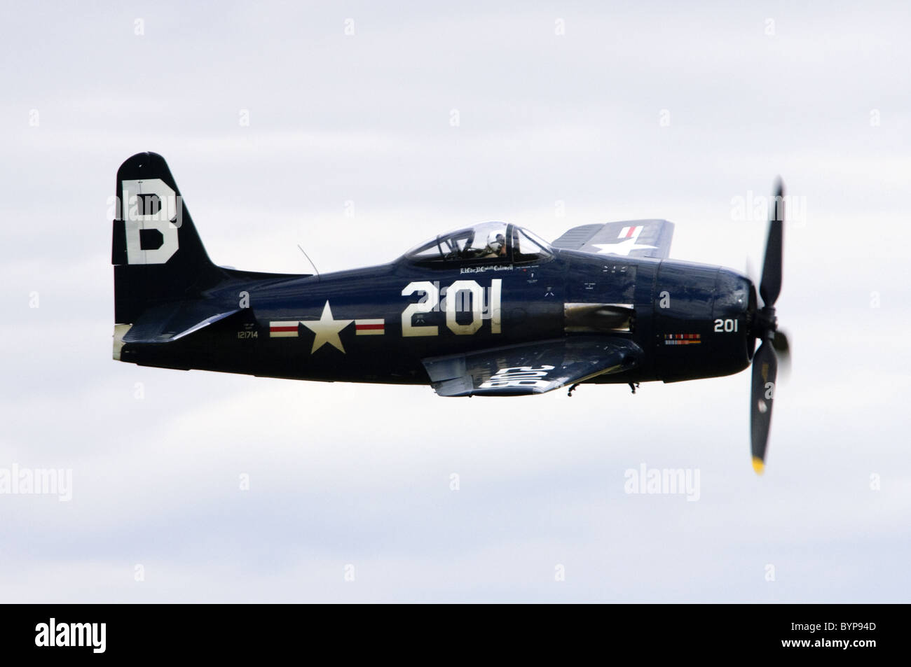 Grumman F8F-2P Bearcat Foto Stock