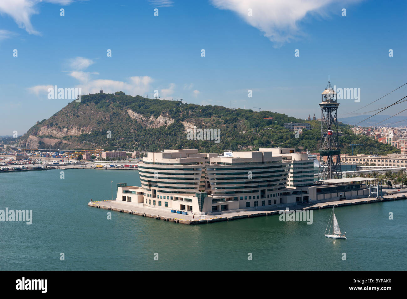 Il World Trade Center a Barcellona Foto Stock