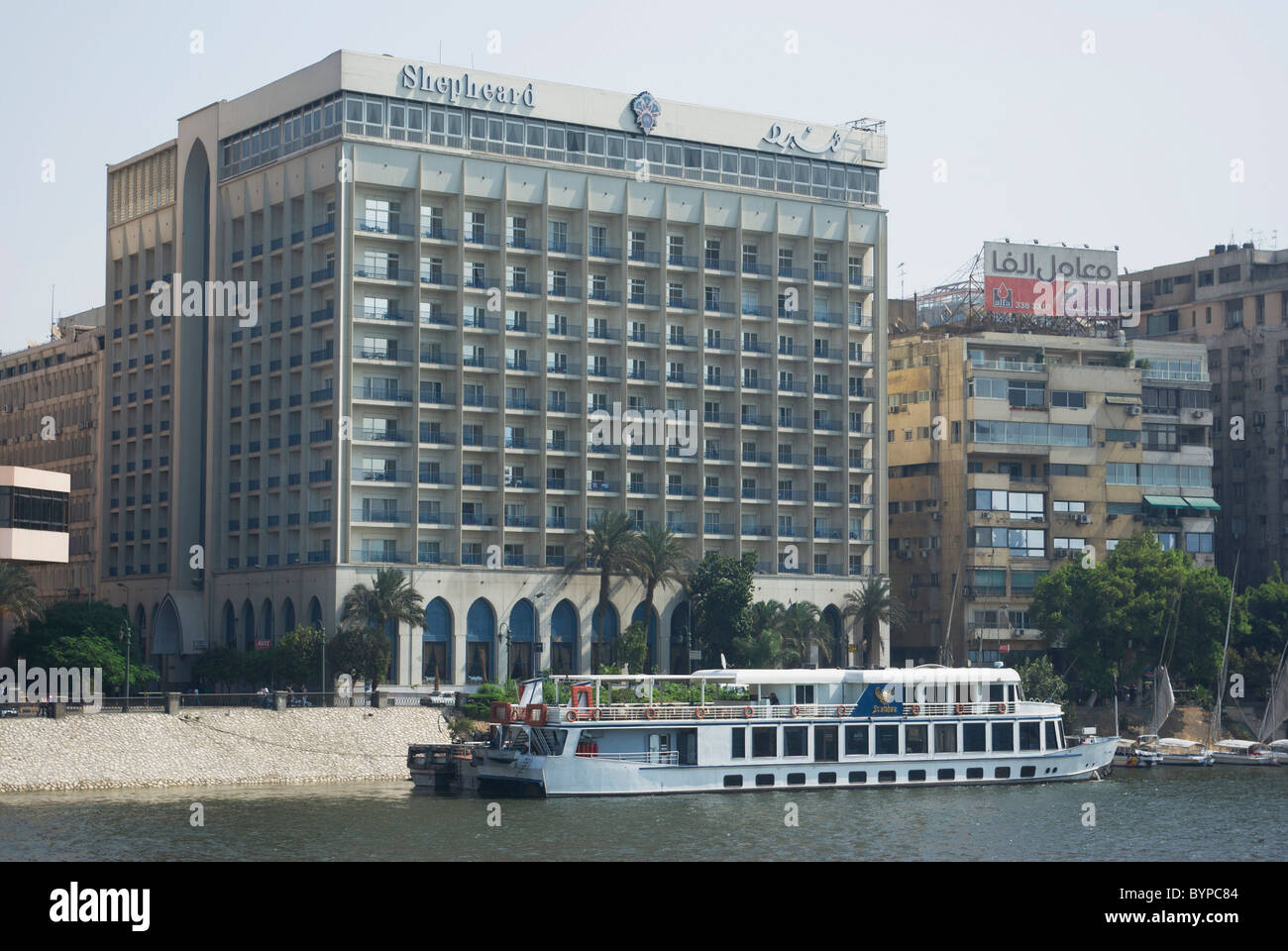 Shepheard hotel, Garden City, il Cairo, Egitto Foto Stock