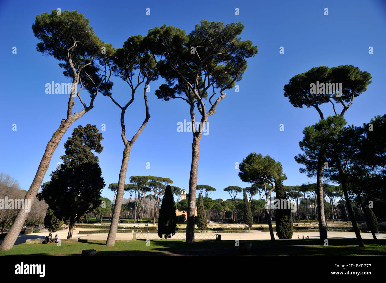 Italia, Roma, Villa Borghese Foto Stock