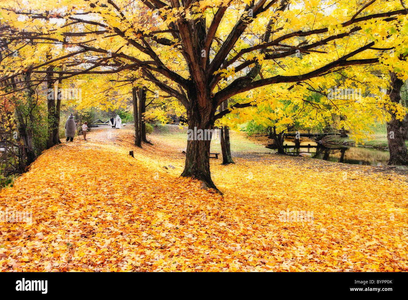 Halloween Outdoor Scenic, Stanhope, New Jersey Foto Stock