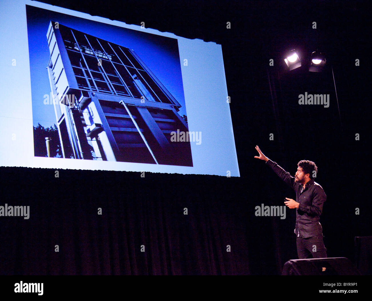 TED X Brooklyn caso Ben Bronfman parlando Foto Stock