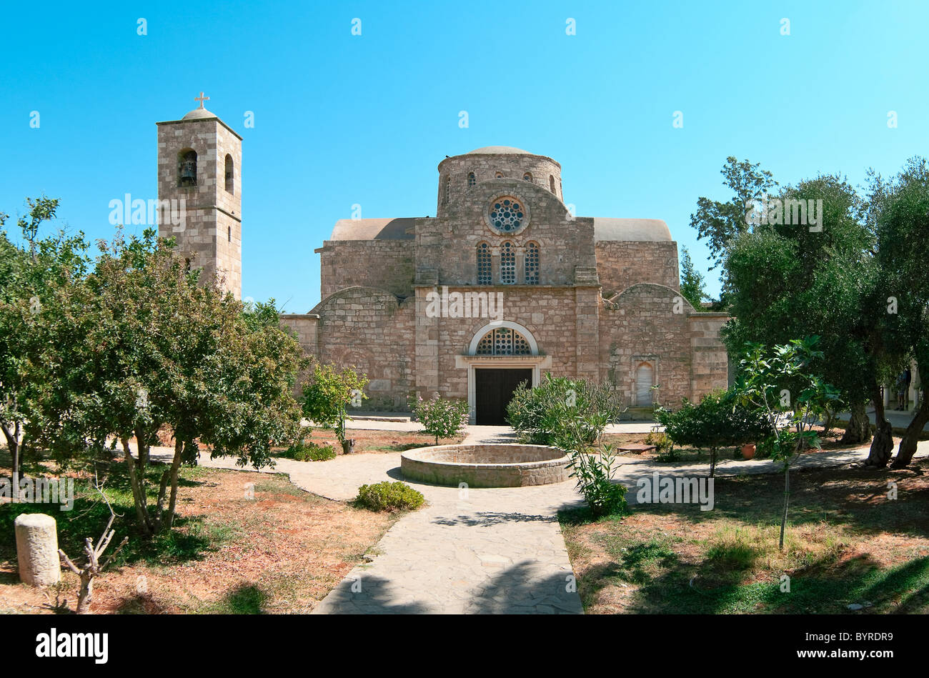 San Barnaba convento e museo icona vicino a Salamina, Famagosta, Cipro del Nord Foto Stock