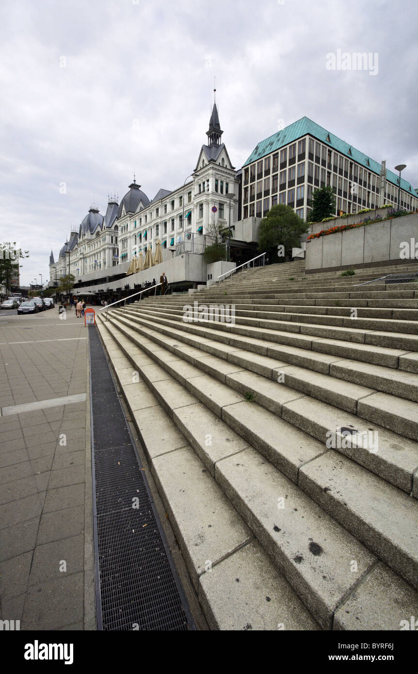 Le fasi e le strade di Oslo, Norvegia Foto Stock