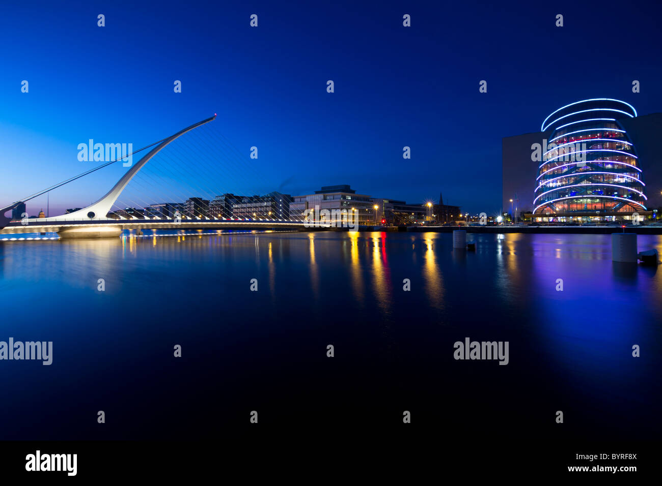 Samuel Beckett bridge, Dublino Foto Stock