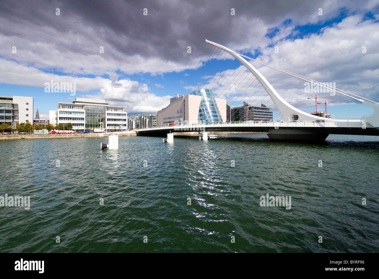 Samuel Beckett bridge, Dublino Foto Stock