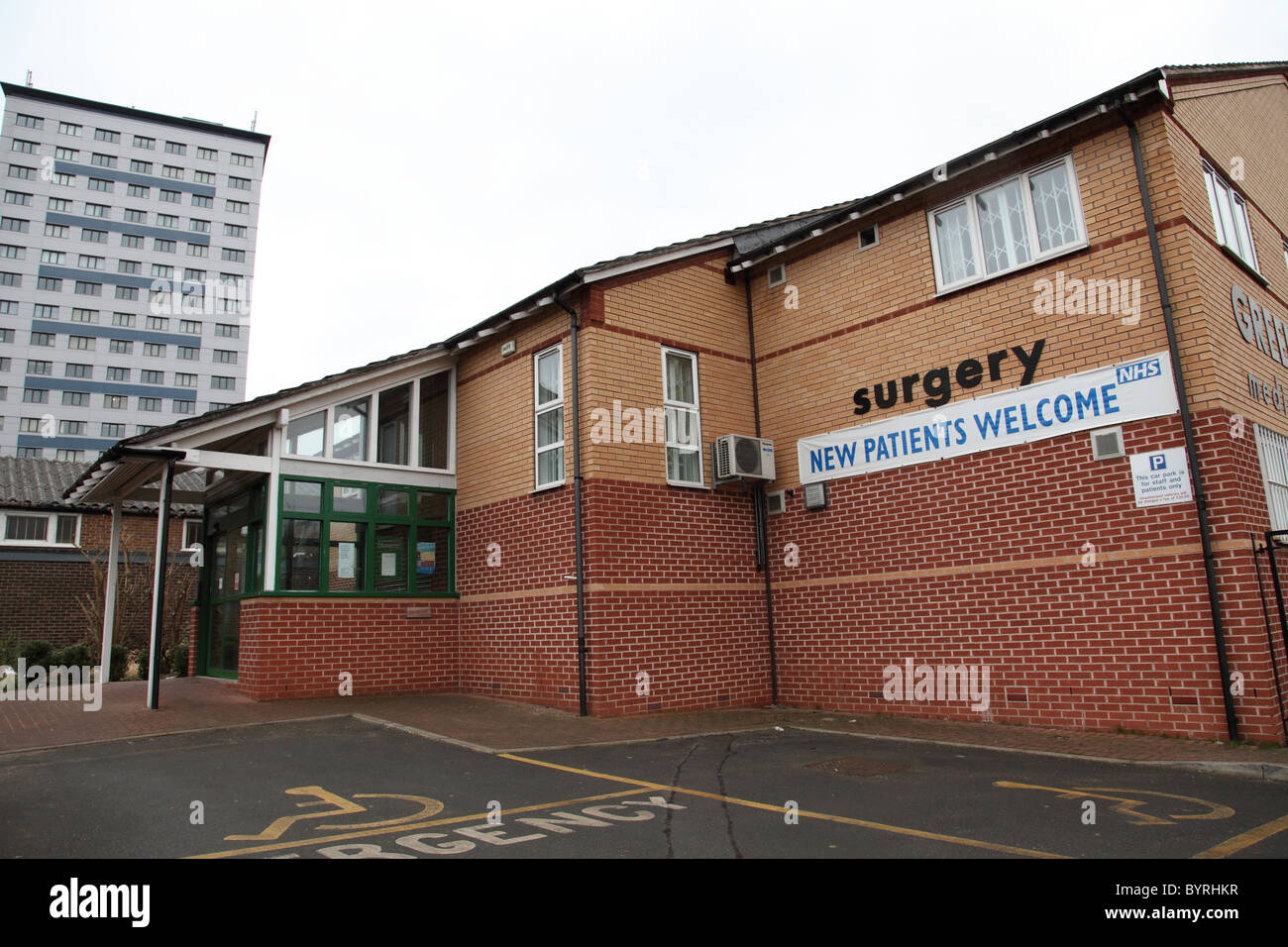 Un NHS GP chirurgia in Hyson verde, Nottingham, Inghilterra, Regno Unito Foto Stock