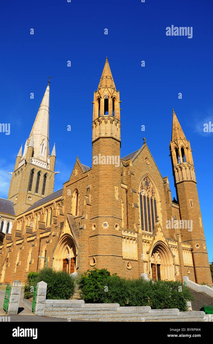 Cattedrale del Sacro Cuore a Bendigo, Australia Foto Stock