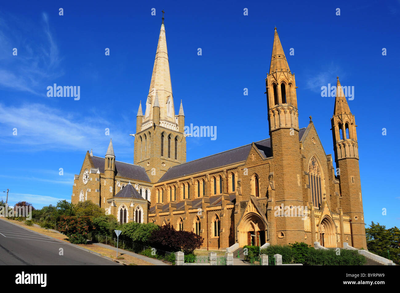 Cattedrale del Sacro Cuore a Bendigo, Australia Foto Stock