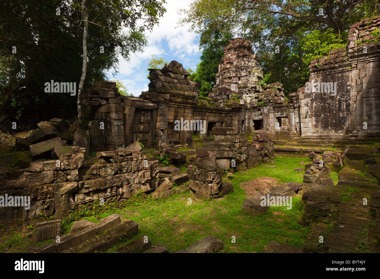 Preah Khan (spada sacra). Angkor. UNESCO - Sito Patrimonio dell'umanità. Cambogia. Indocina. Sud-est asiatico. Asia. Foto Stock