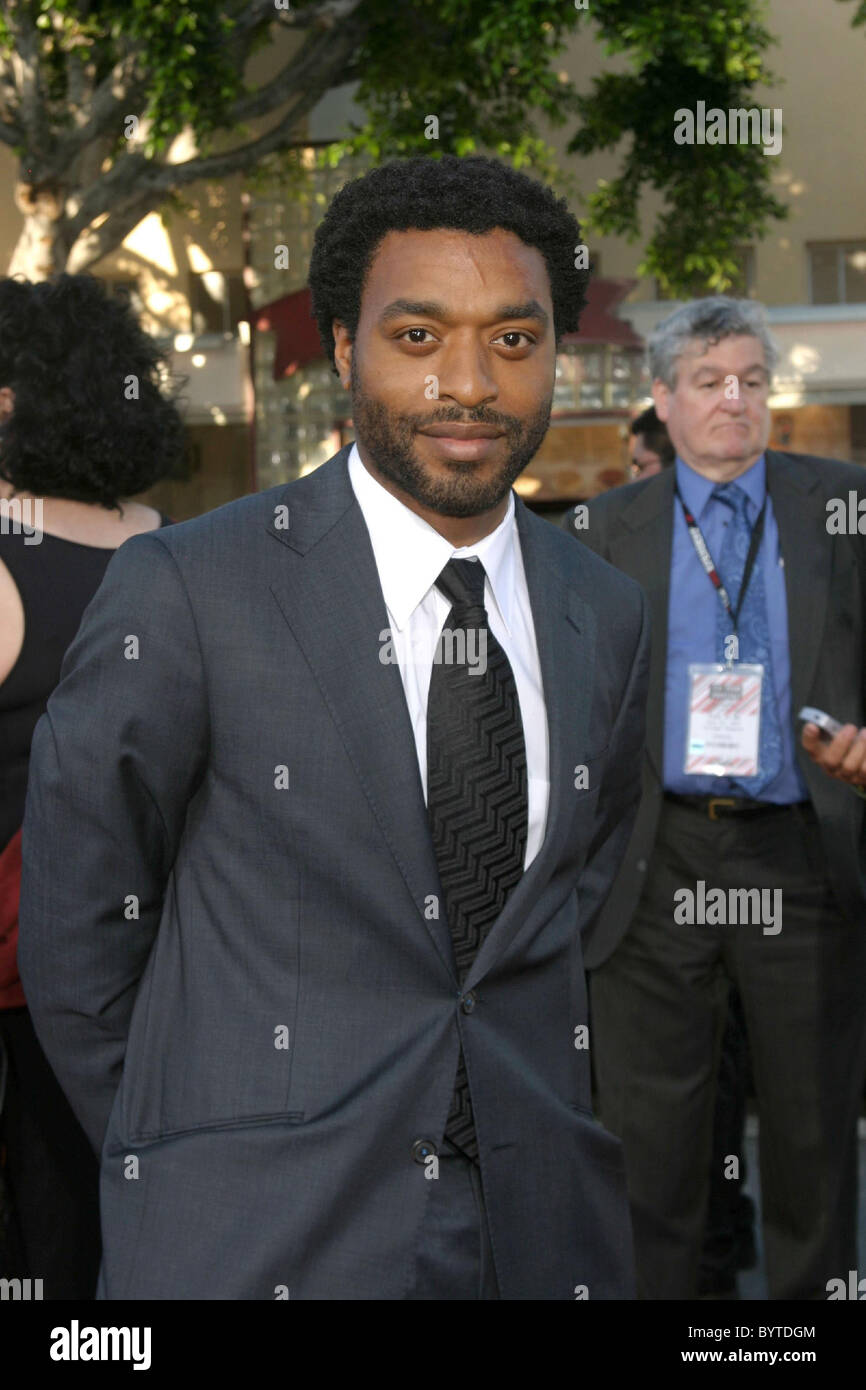 Chiwetel Ejiofor 'parlare con me' premiere all'apertura notturna del Los Angeles Film Festival al Mann's Westwood Village Theatre Foto Stock