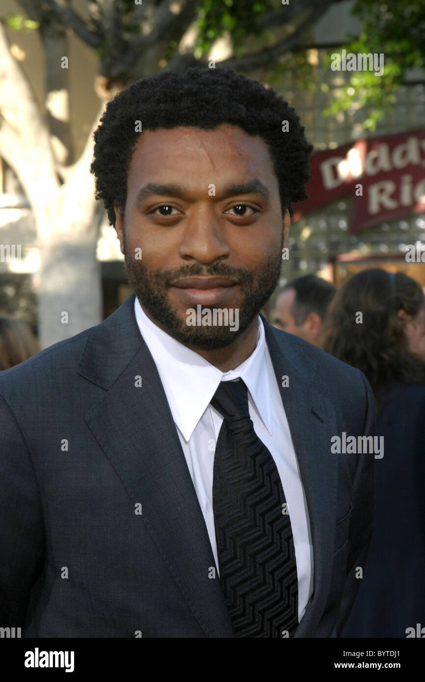 Chiwetel Ejiofor 'parlare con me' premiere all'apertura notturna del Los Angeles Film Festival al Mann's Westwood Village Theatre Foto Stock