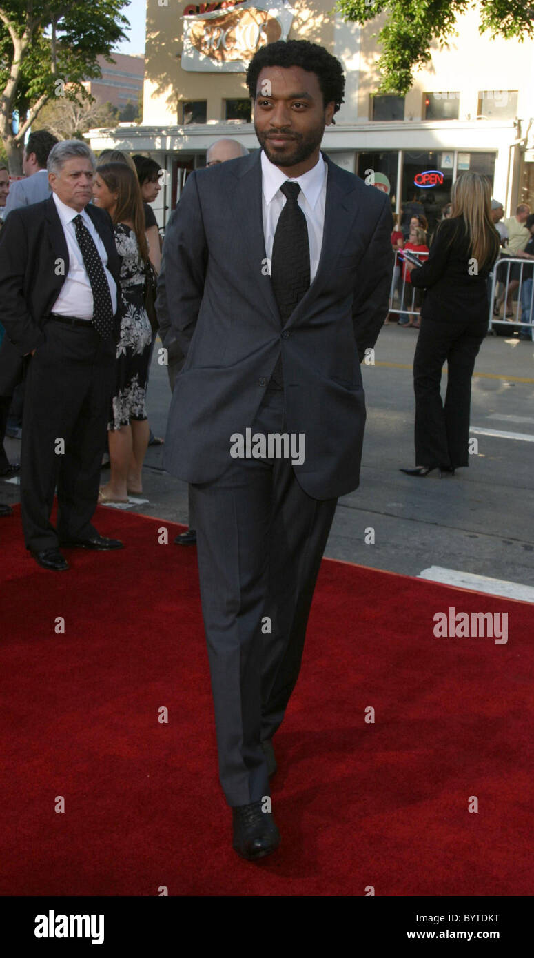 Chiwetel Ejiofor 'parlare con me' premiere all'apertura notturna del Los Angeles Film Festival al Mann's Westwood Village Theatre Foto Stock