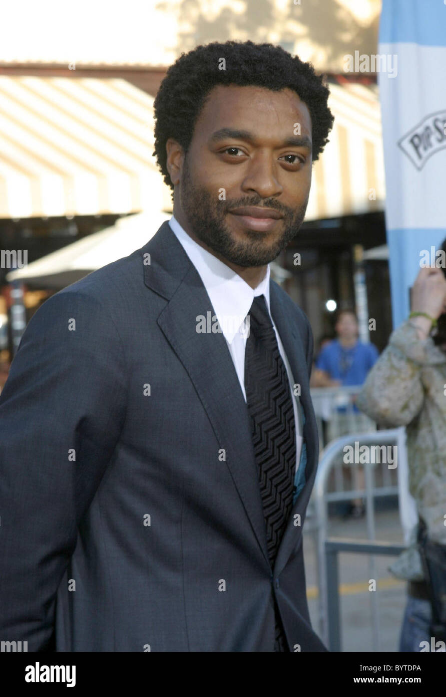 Chiwetel Ejiofor 'parlare con me' premiere all'apertura notturna del Los Angeles Film Festival al Mann's Westwood Village Theatre Foto Stock