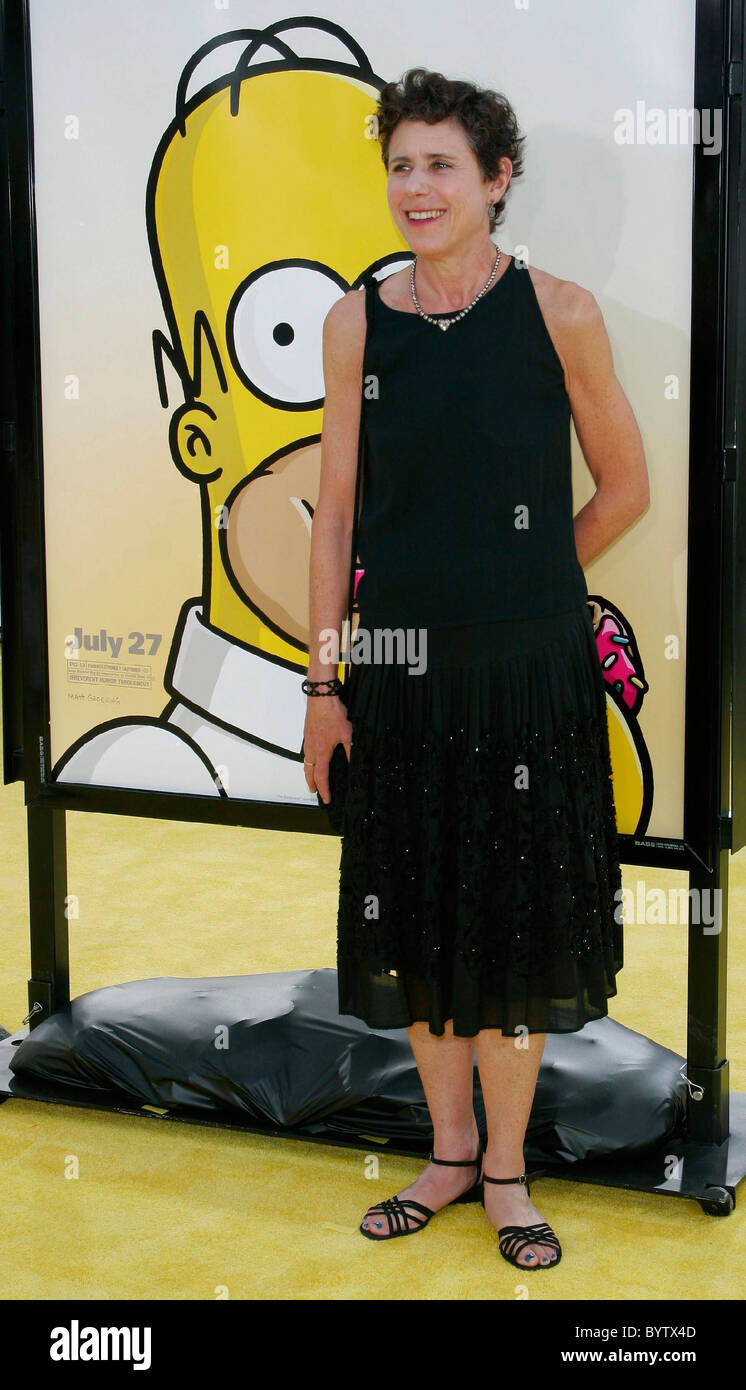 Julie Kavner - La voce di Marge Simpson " The Simpsons Movie' premiere al Mann Village Theatre - Arrivi Westwood, Foto Stock
