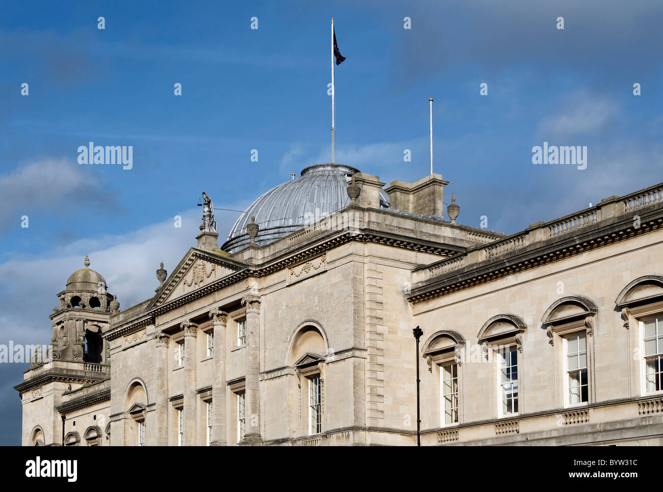 Guildhall High Street, Città di Bath Regno Unito Foto Stock