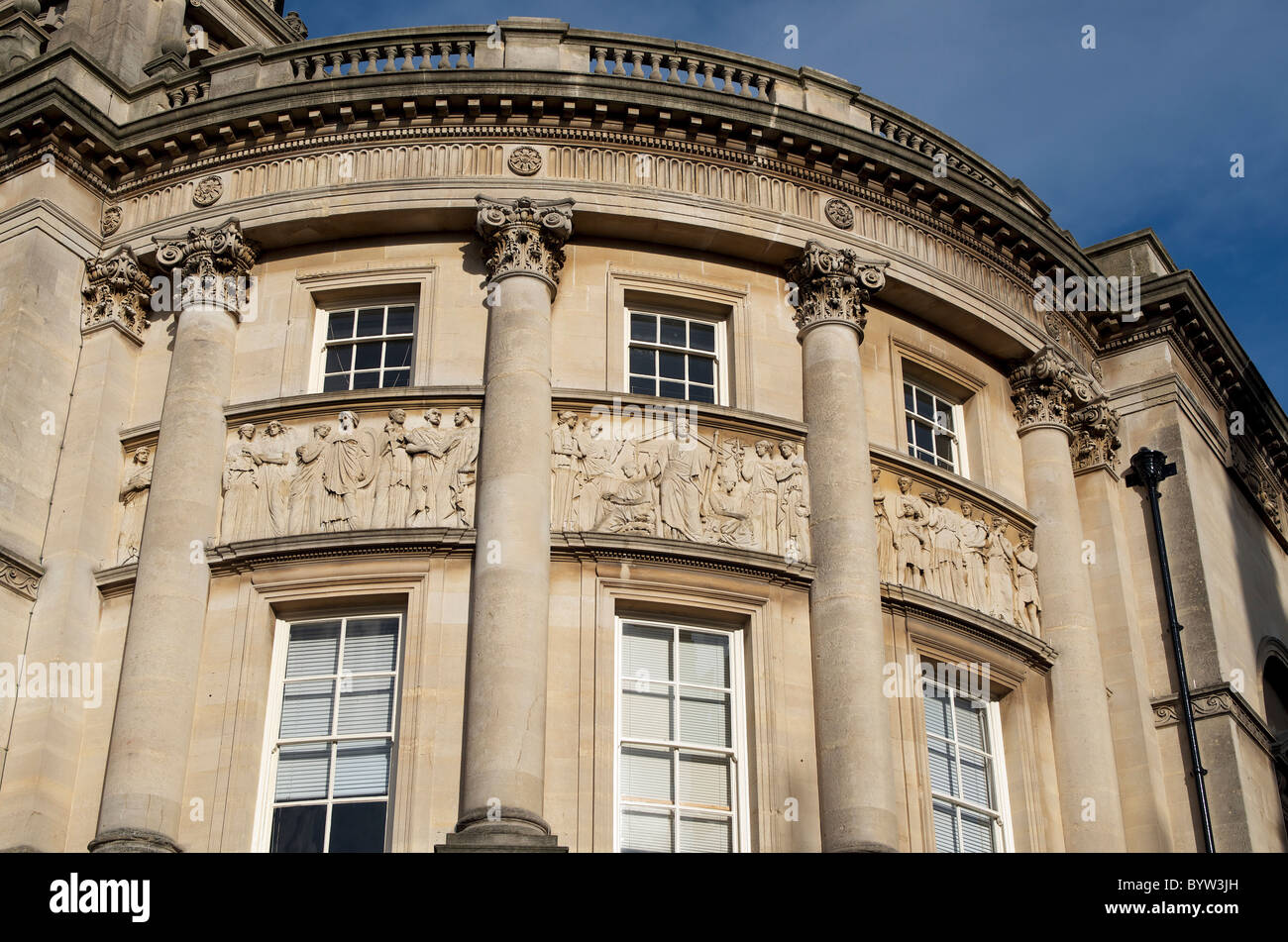 Guildhall High Street, Città di Bath Regno Unito Foto Stock