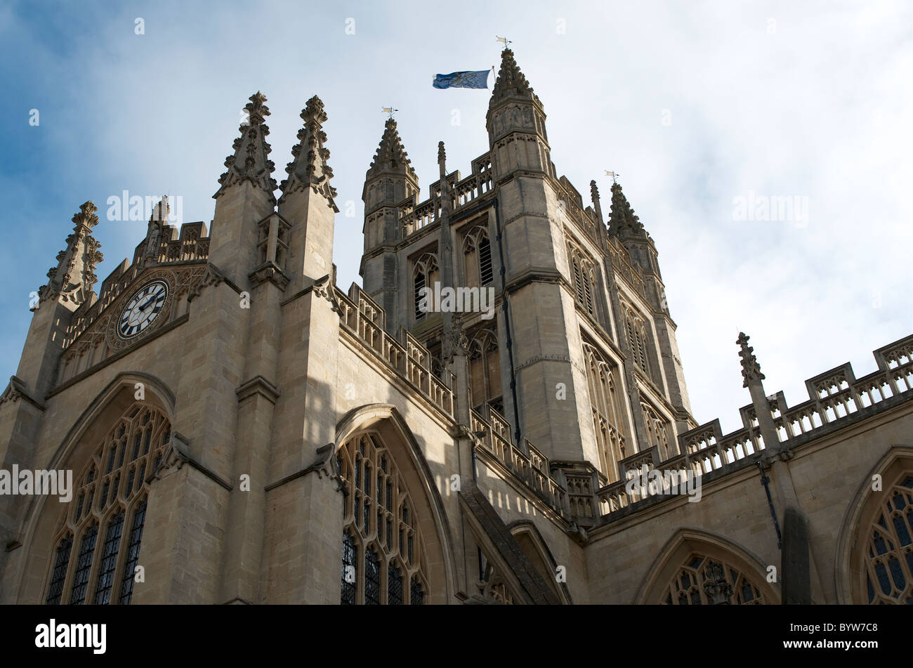 Abbazia di Bath Bath Somerset England Regno Unito Foto Stock