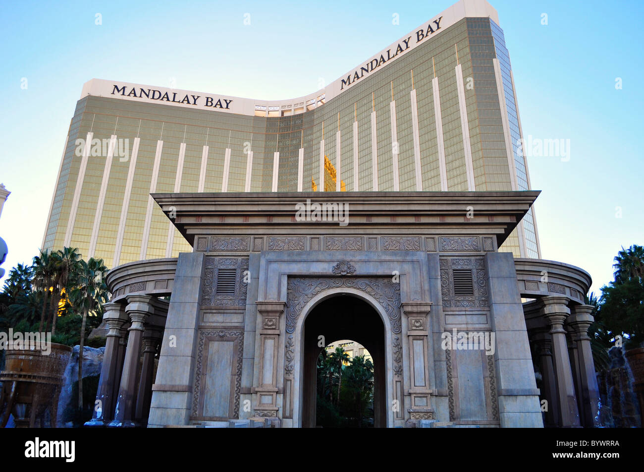 Mandalay Bay Hotel Casino di Las Vegas, Nevada, STATI UNITI D'AMERICA Foto Stock