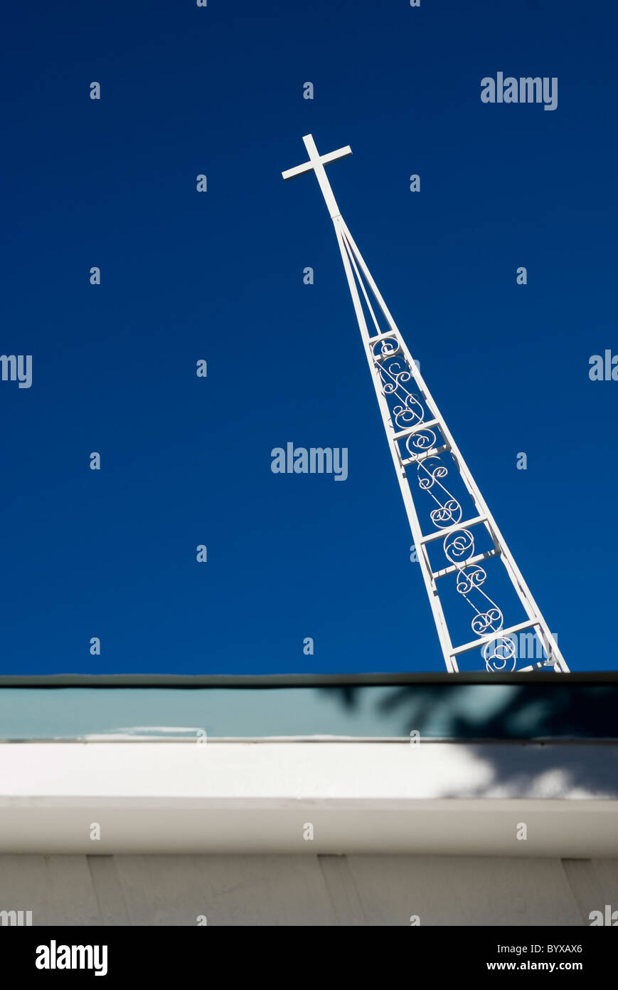 Questa chiesa battista, Questa Nuovo Messico, STATI UNITI D'AMERICA Foto Stock