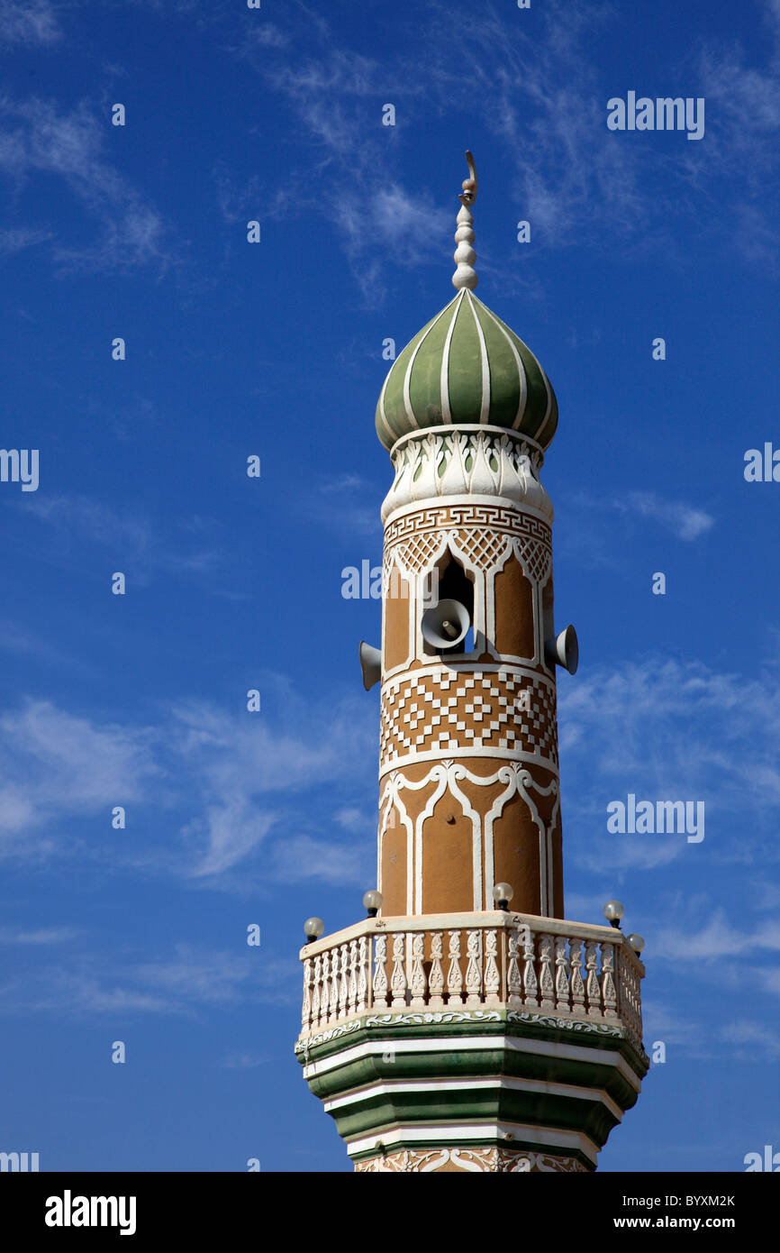 Il Kuwait Kuwait City, moschea, minareto, Foto Stock