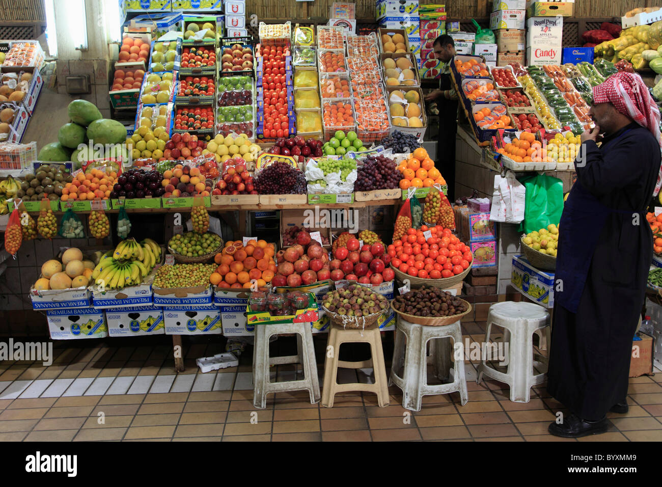 Il Kuwait Kuwait City, il vecchio souq, mercato Foto Stock