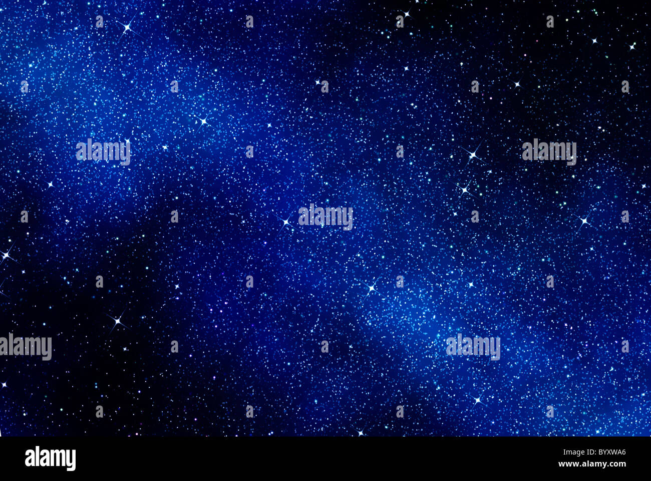 Grande immagine di spazio o di un cielo stellato Foto Stock