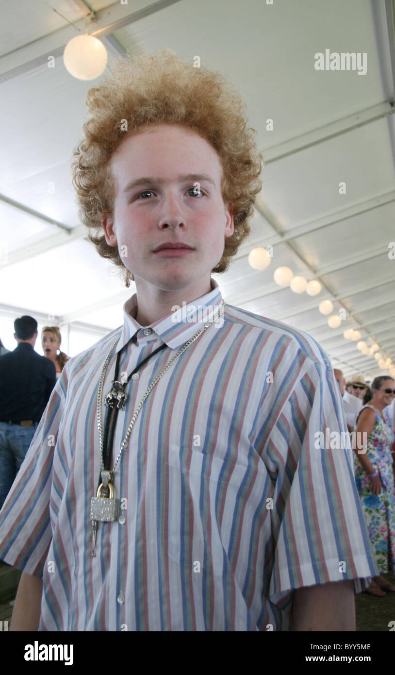 James Garfunkel (figlio d'arte Garfunkel) L'Hampton Classic Horse Show Bridgehampton, New York - 01.09.07 Foto Stock