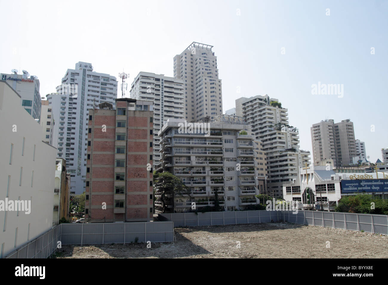 Edificio ( condominio , office ) su area di Sukhumvit Bangkok , Foto Stock