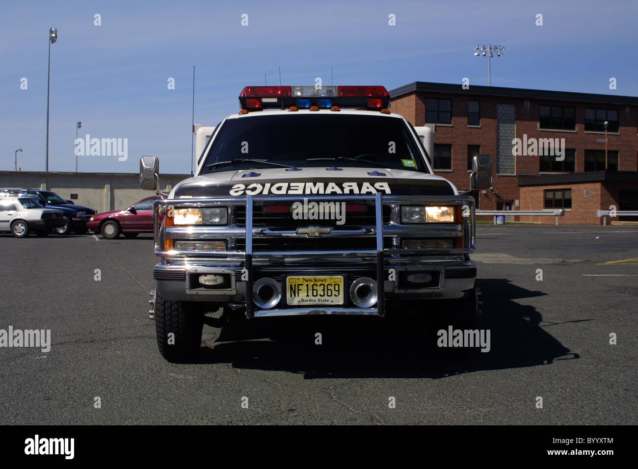 American paramedico carrello Foto Stock