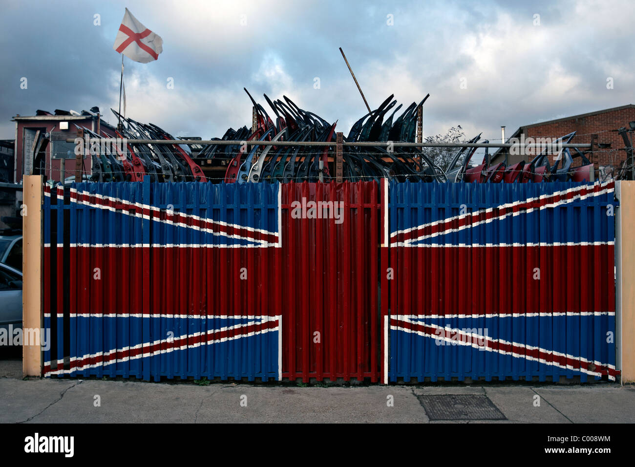 Usato auto parts business a Hackney wick london Foto Stock