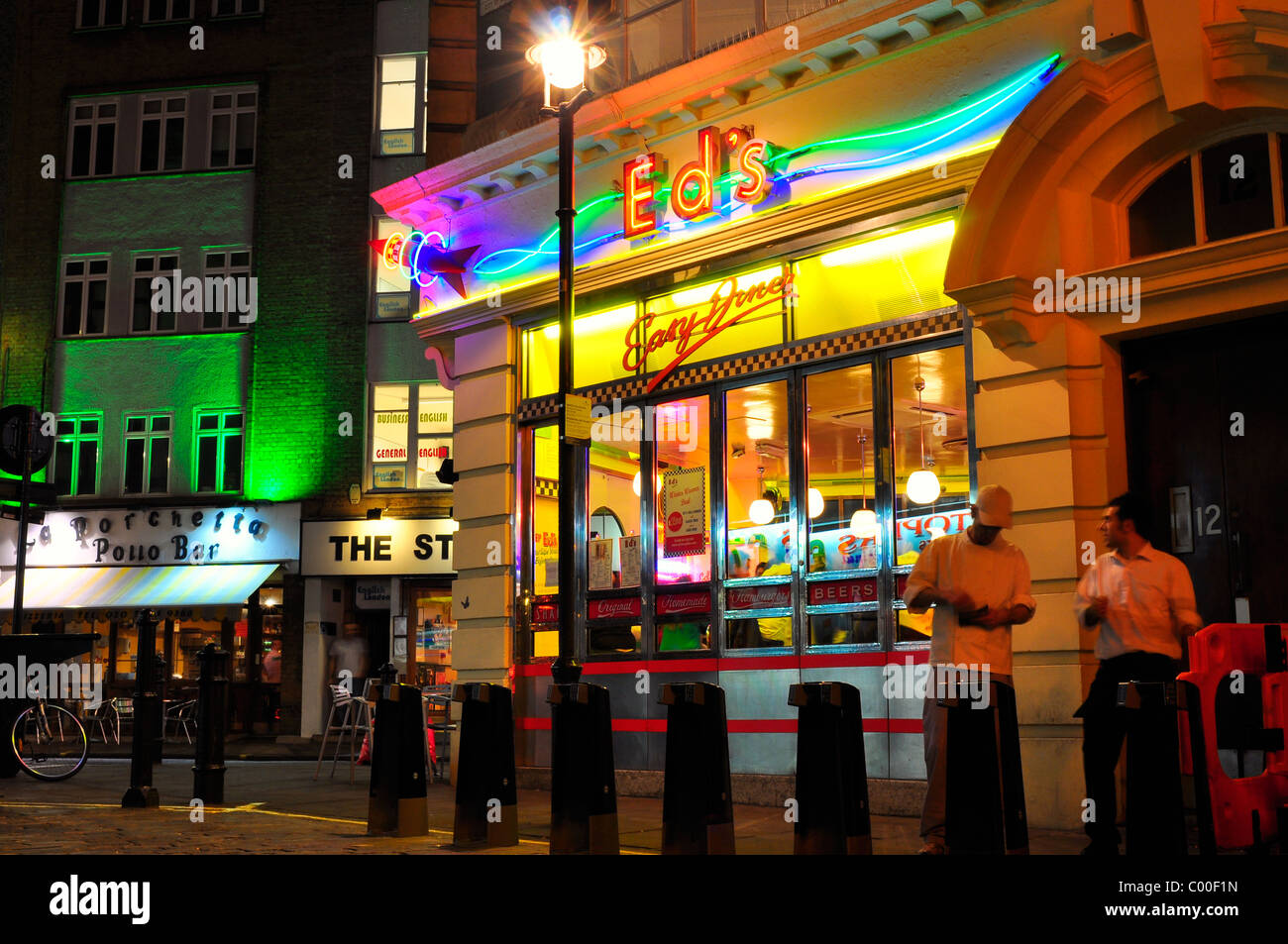 Ed è facile Diner in Little Italy, Soho, Londra Foto Stock