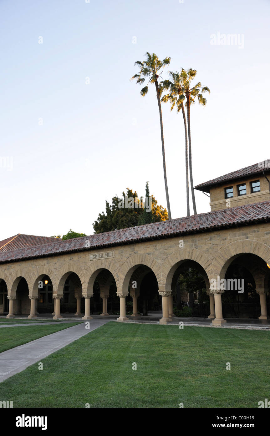 La Stanford University di Palo Alto, California, Stati Uniti d'America Foto Stock