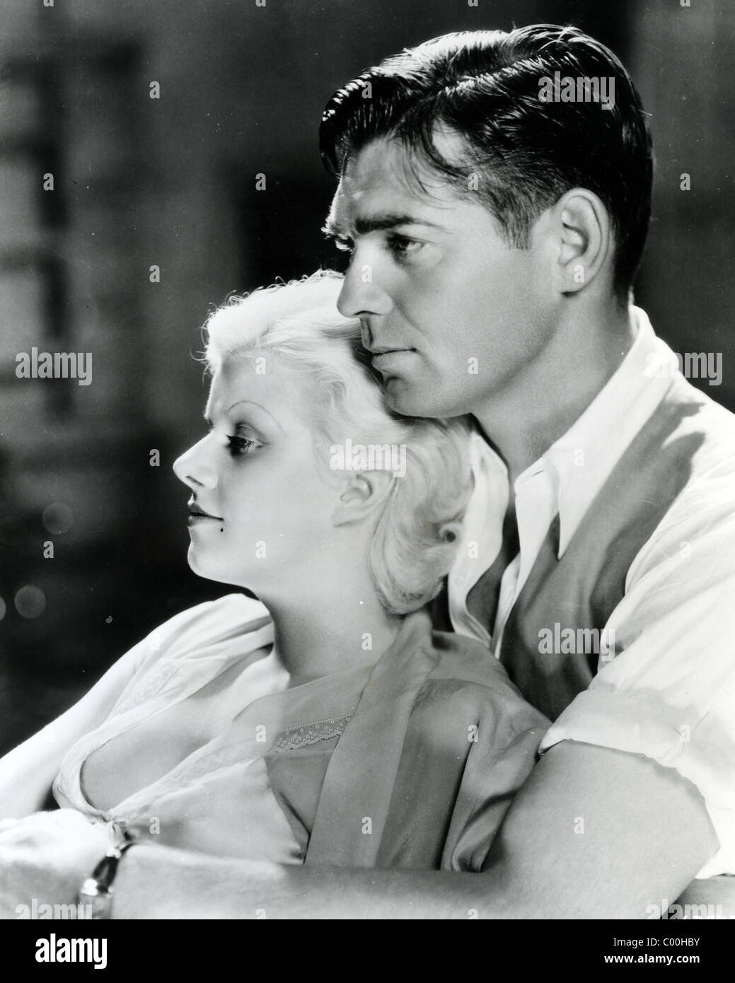 La polvere rossa 1932 MGM film con Jean Harlow e Clark Gable Foto stock -  Alamy