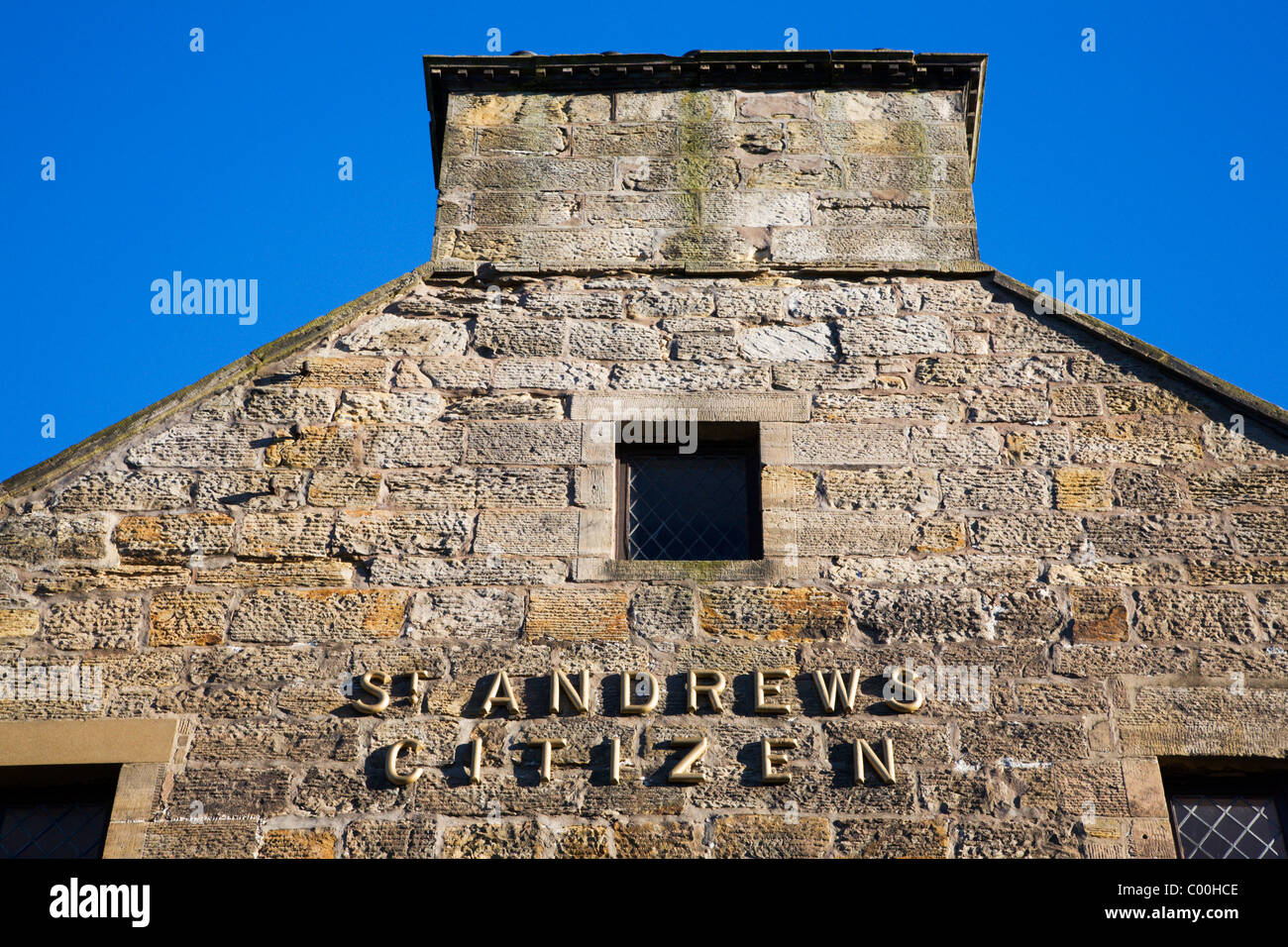 St Andrews cittadino Bookshop e stampanti St Andrews Fife Scozia Scotland Foto Stock