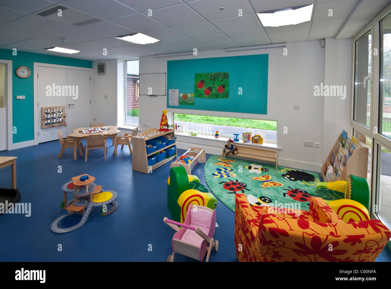 Katesgrove centro per bambini classroom Foto Stock