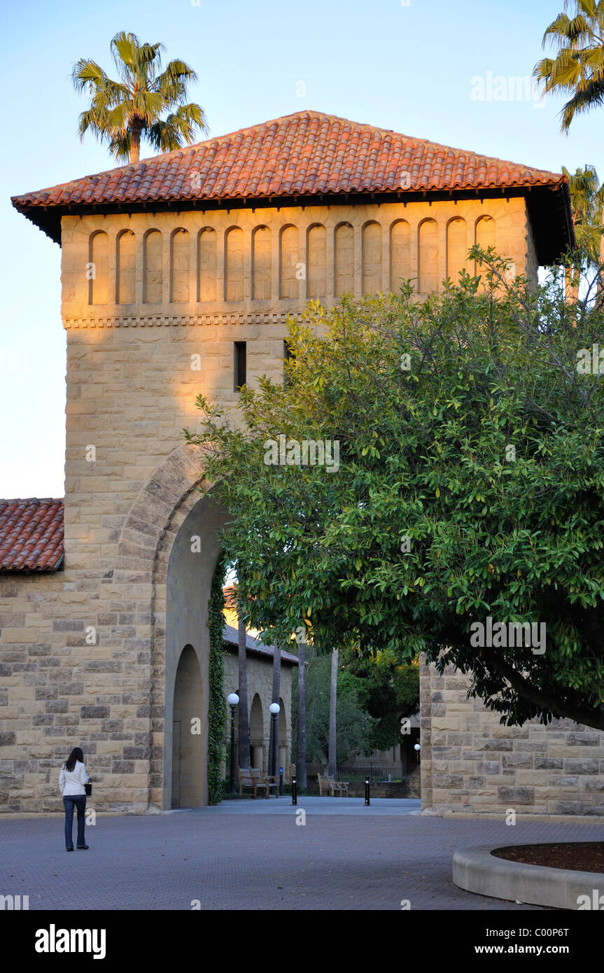 La Stanford University di Palo Alto, California, Stati Uniti d'America Foto Stock