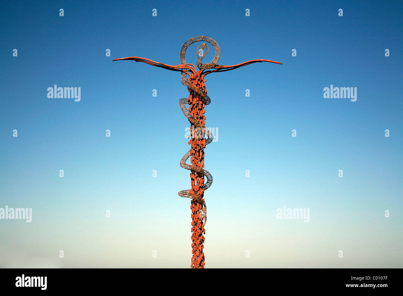 Il memoriale Croce al Monte Nebo, Giordania. Foto Stock