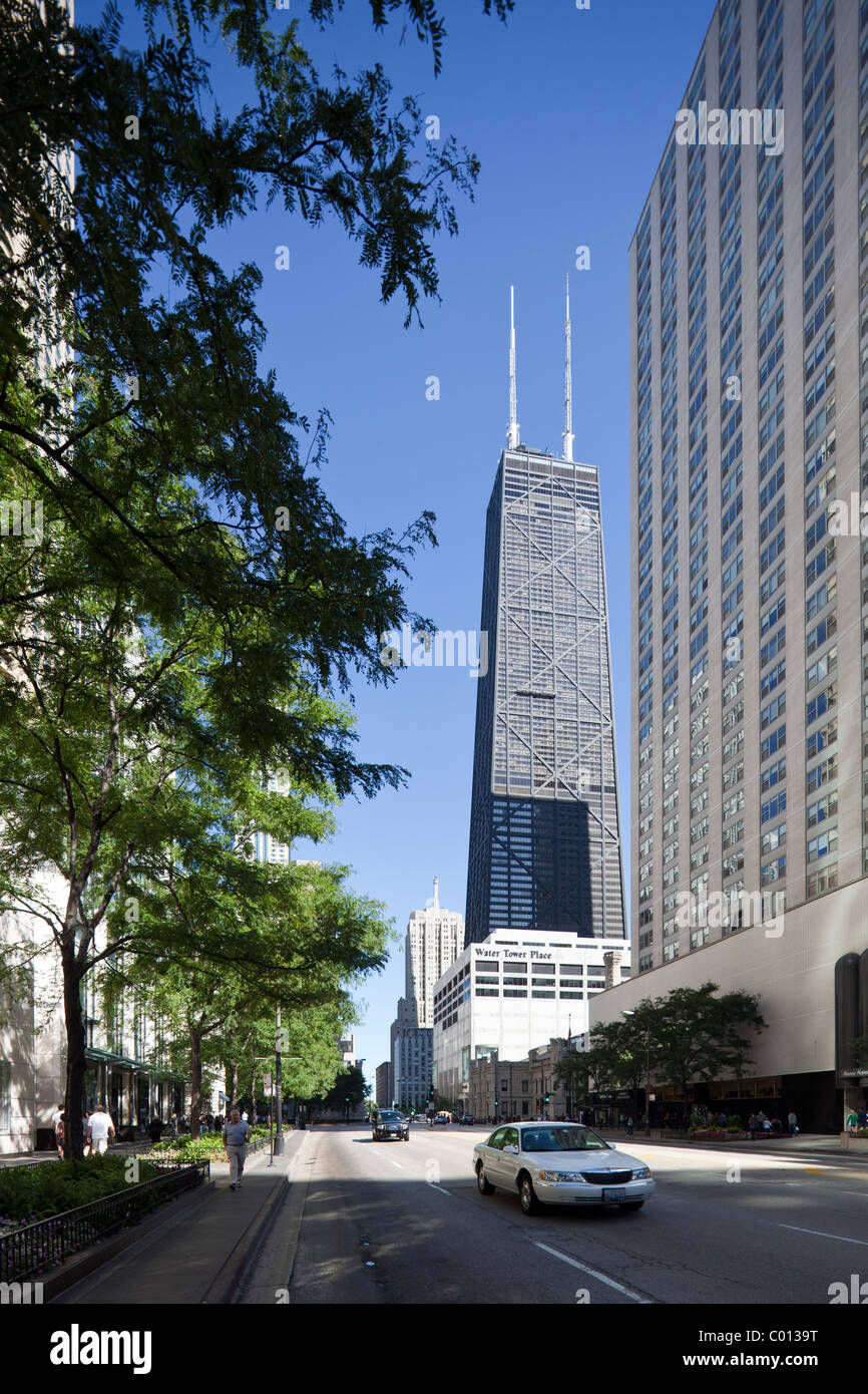 John Hancock Center, Chicago, Illinois USA Foto Stock