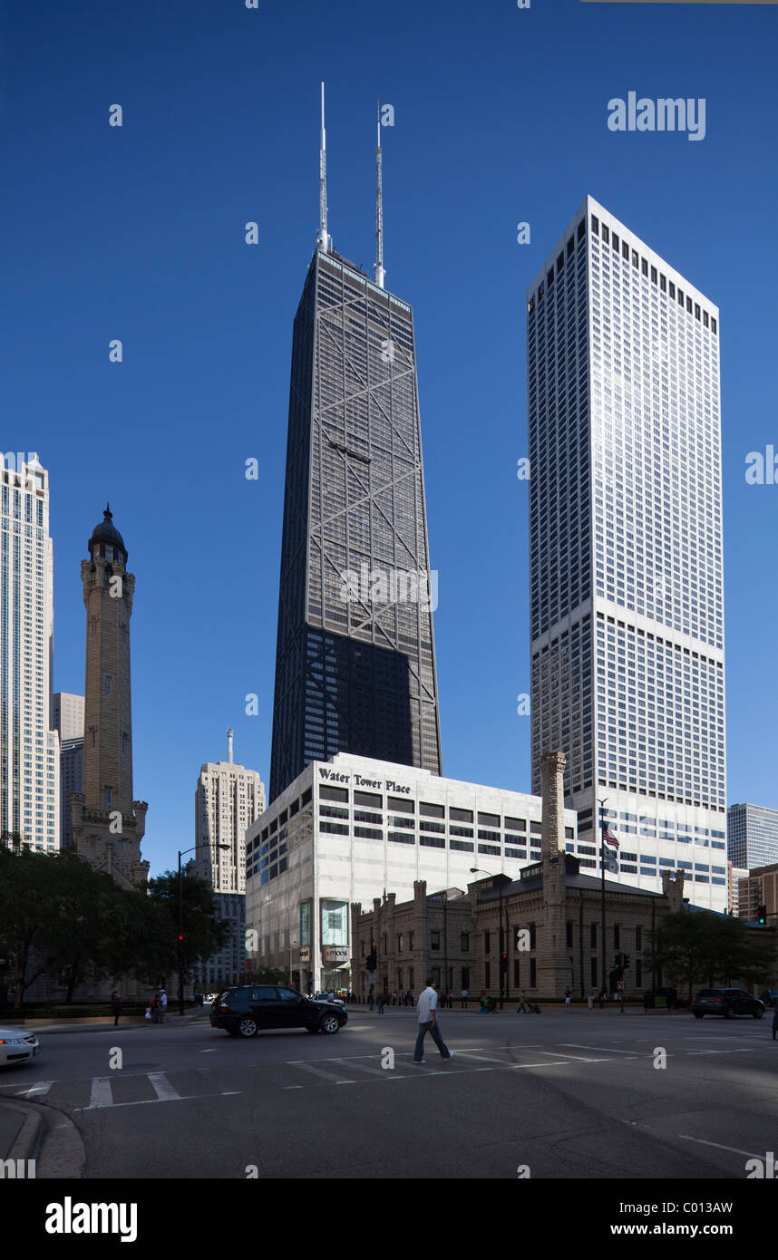 John Hancock Center, Chicago, Illinois USA Foto Stock