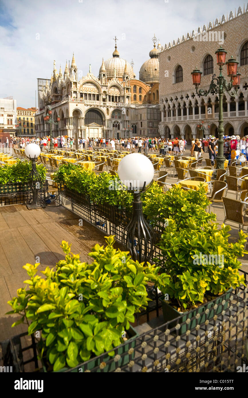 Palazzo Ducale o Palazzo Ducale, Piazza San Marco o Piazza San Marco, Venezia, Veneto, Italia, Europa Foto Stock
