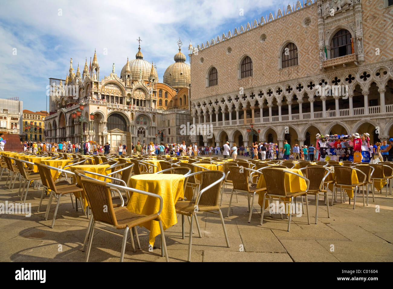 Palazzo Ducale o Palazzo Ducale, Piazza San Marco o Piazza San Marco, Venezia, Veneto, Italia, Europa Foto Stock