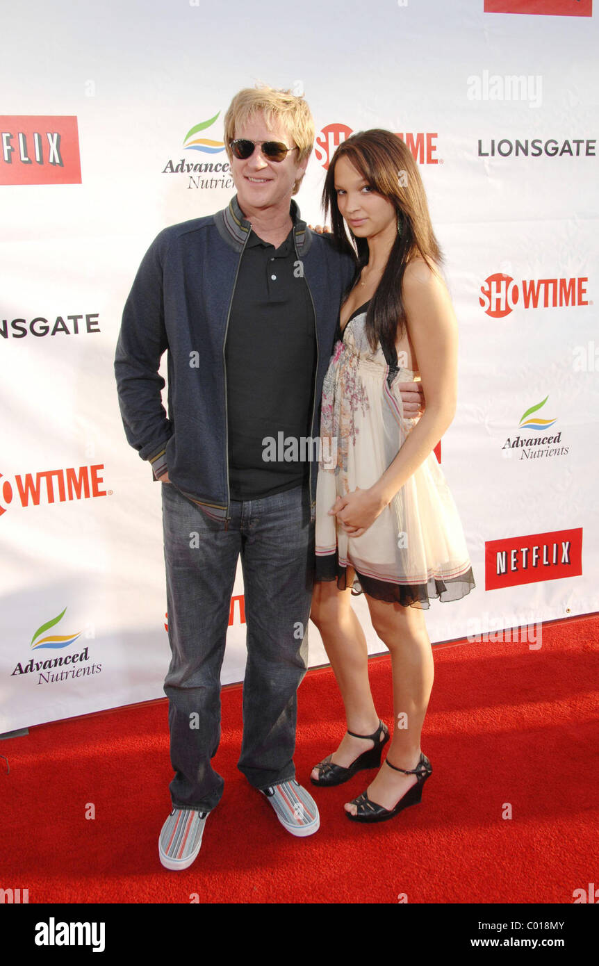 Matthew Modine con la figlia Ruby Modine Premiere screening di 'erbacce' e 'Californiacation' alla Cupola di Glossari Affini Hollywood, Foto Stock
