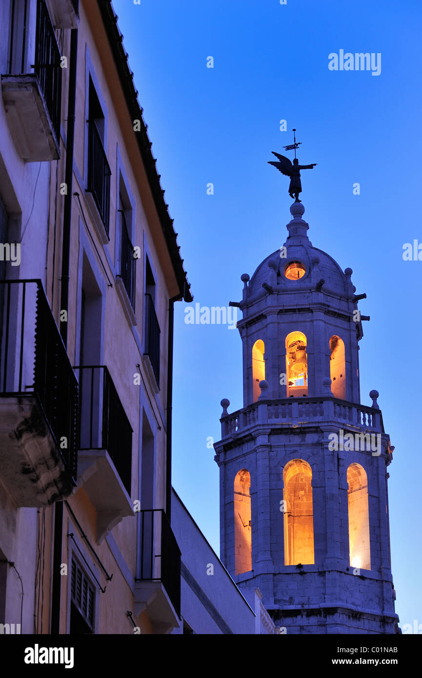 Campanile di San Antoni, Vilanova i la Geltru Foto Stock