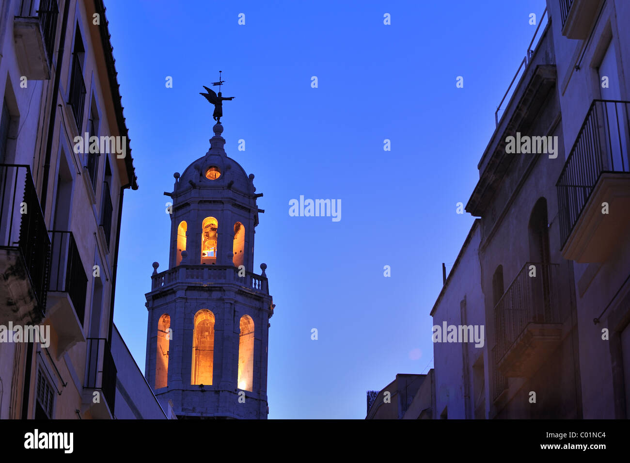 Campanile di San Antoni, Vilanova i la Geltru Foto Stock