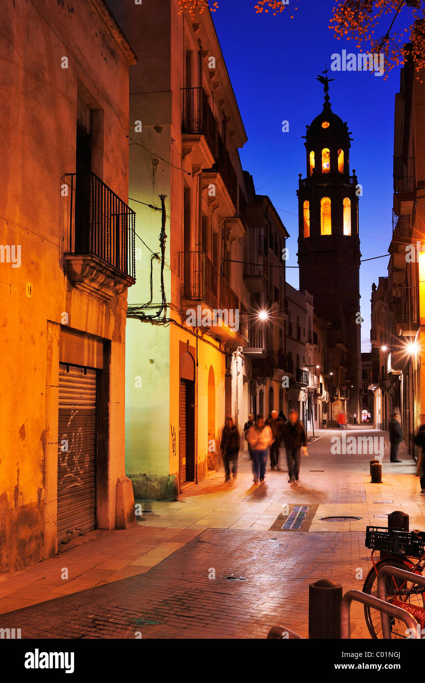 Campanile di San Antoni, Vilanova i la Geltru Foto Stock