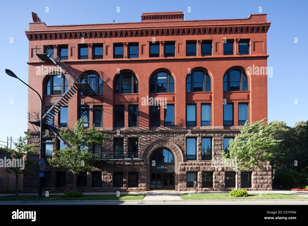 La sala macchine, Illinois Institute of Technology di Chicago, USA Foto Stock