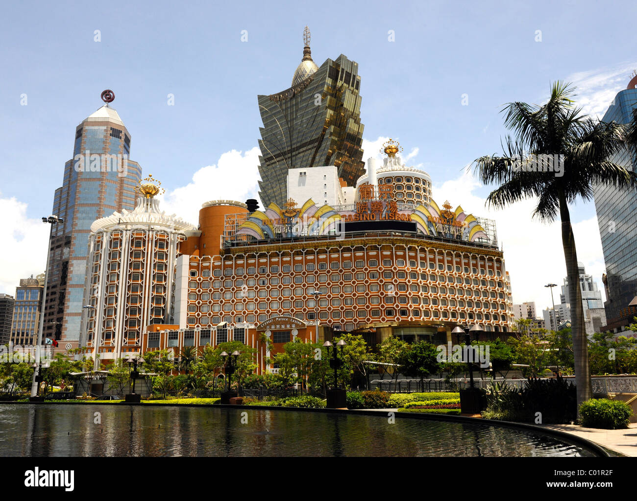 Hotel e Casino Lisboa a Macau, Cina e Asia Foto Stock
