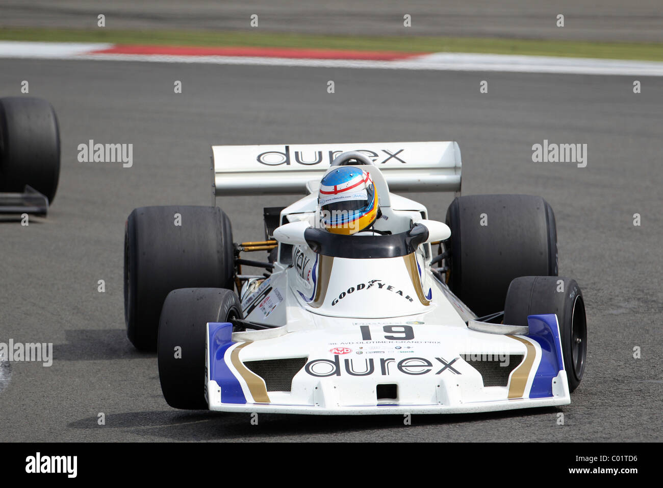 Gara delle storiche vetture di Formula 1, Rob Austin nel Surtees TS19 dal 1978, Oldtimer-Grand-Prix 2010 per auto d'epoca al Foto Stock